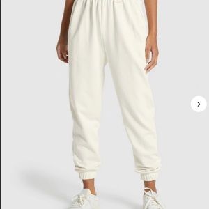 Gymshark x Whitney Simmons Loose Joggers in Unbleached